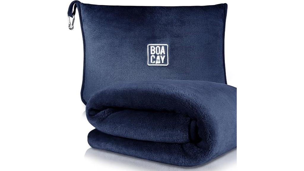 travel blanket with accessories