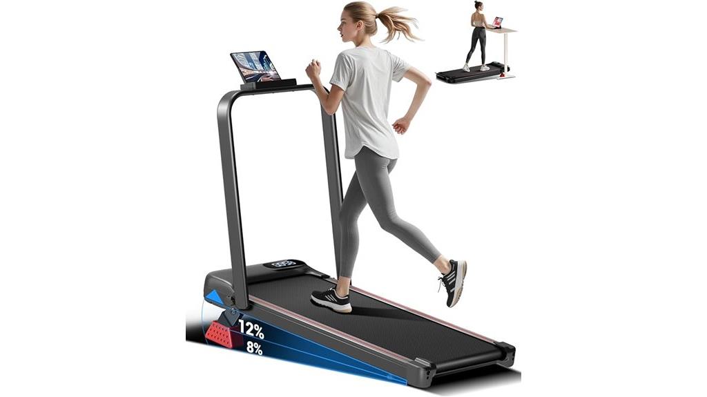 treadmill with handle bar