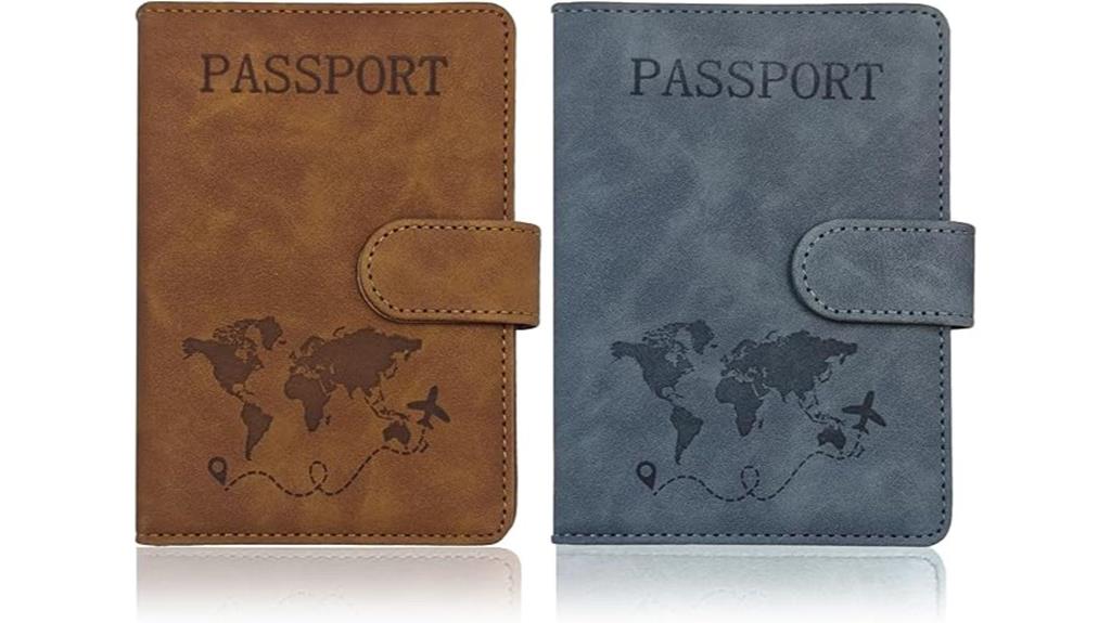 two passport rfid holders