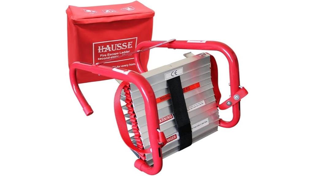 two story retractable fire escape