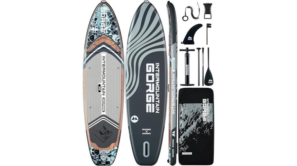 ultra wide inflatable paddleboard