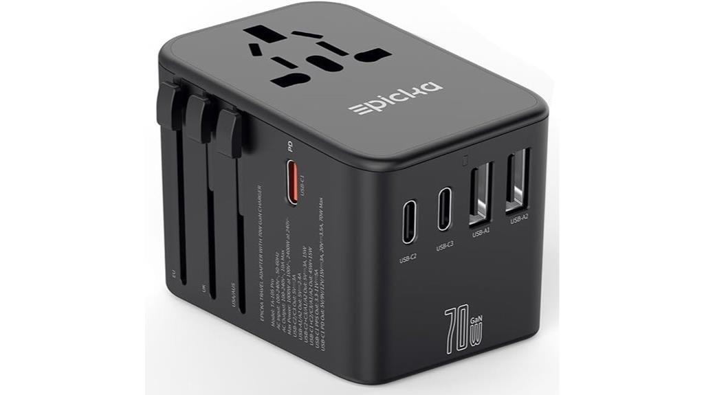 universal travel charger with fast charging