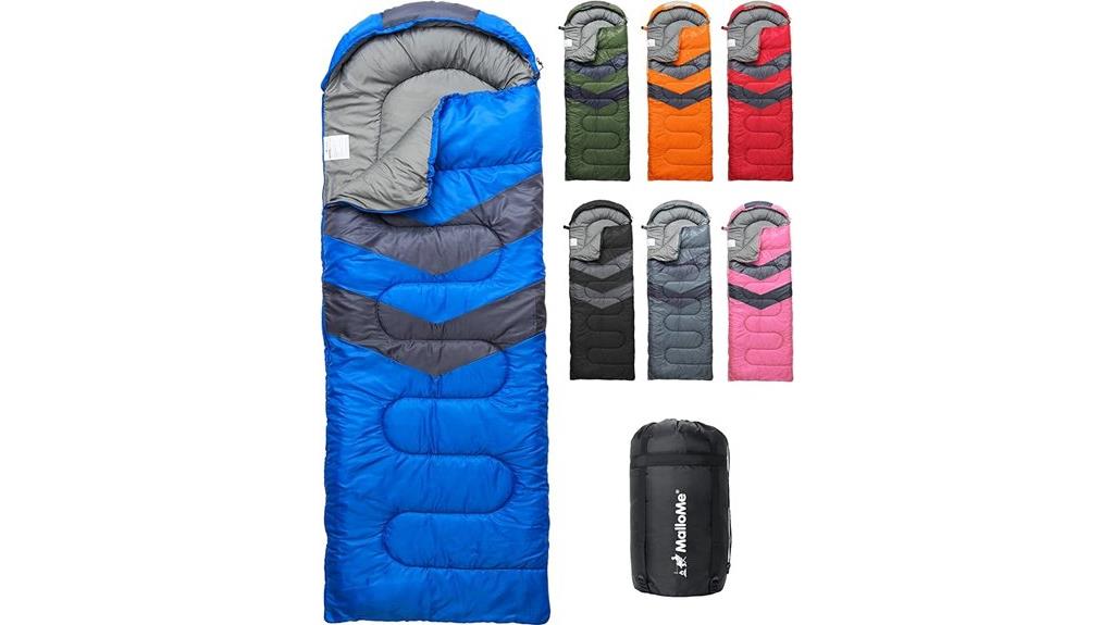 versatile cold weather sleeping bags