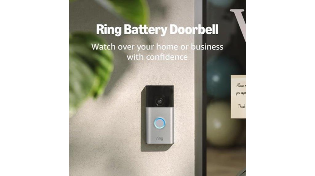 video enabled motion detection doorbell