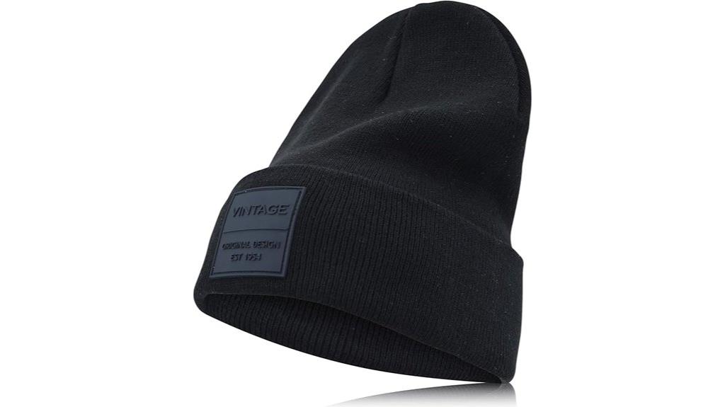 vintage havana knitted beanie