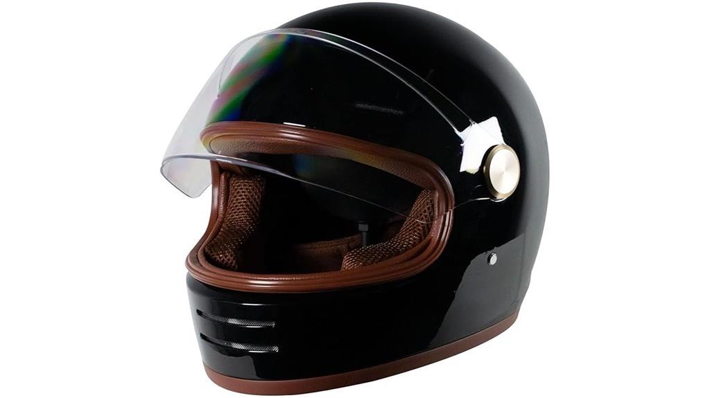 vintage lightweight motorcycle helmet