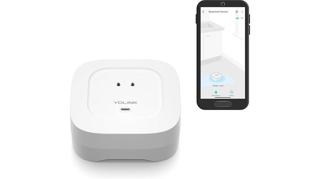 water leak detector alerts