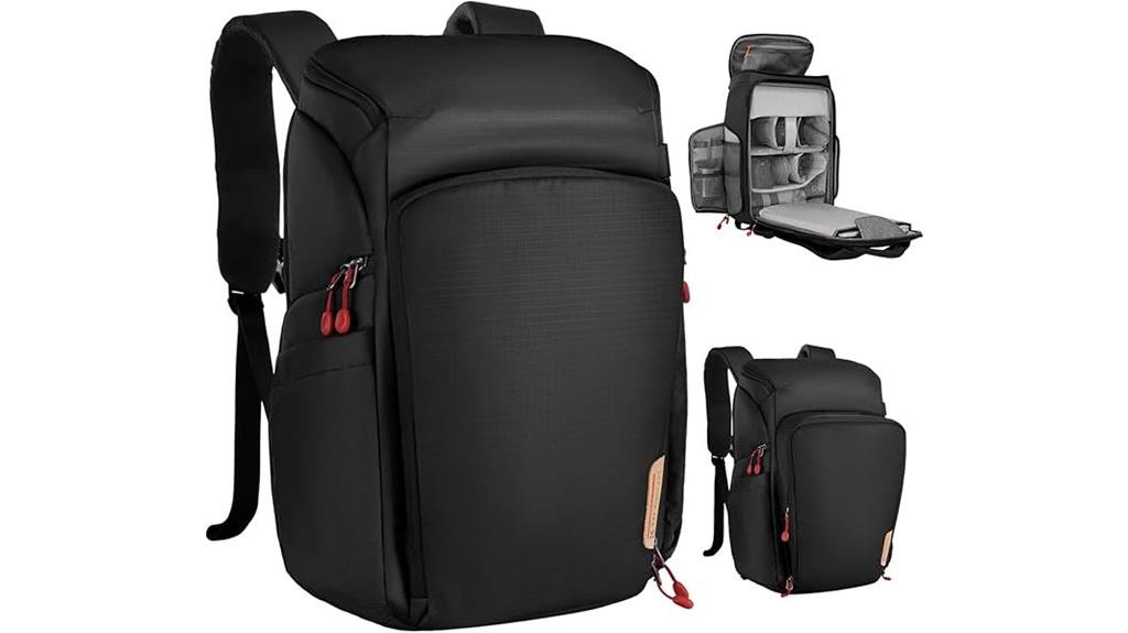 waterproof camera backpack with laptop