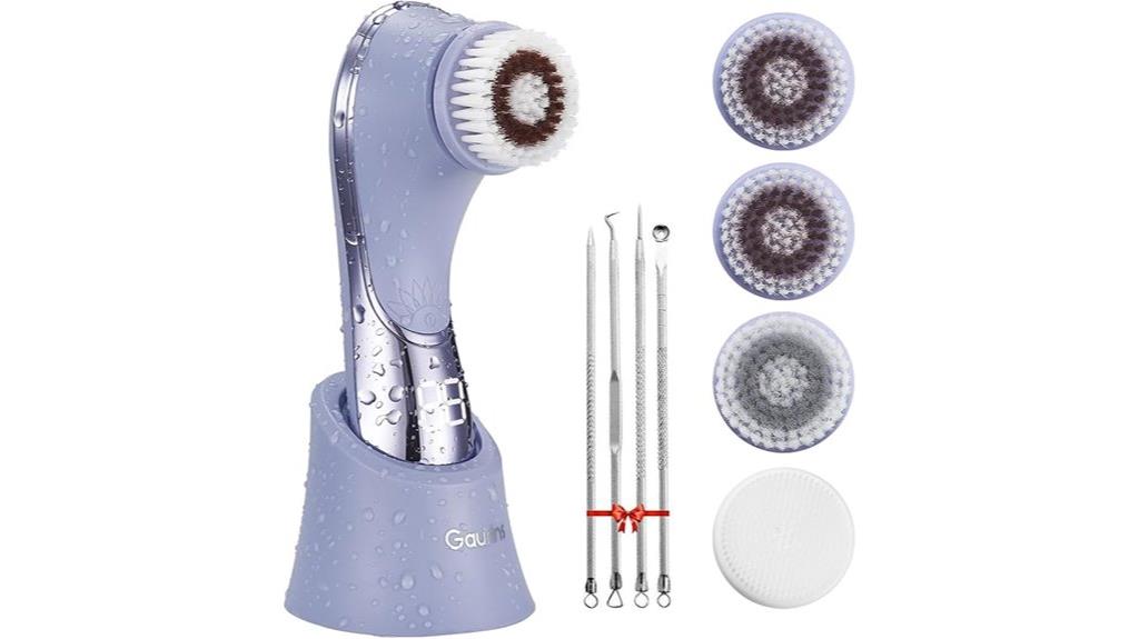 waterproof rechargeable facial brush