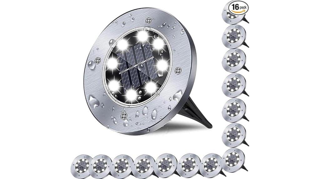 waterproof solar garden lighting