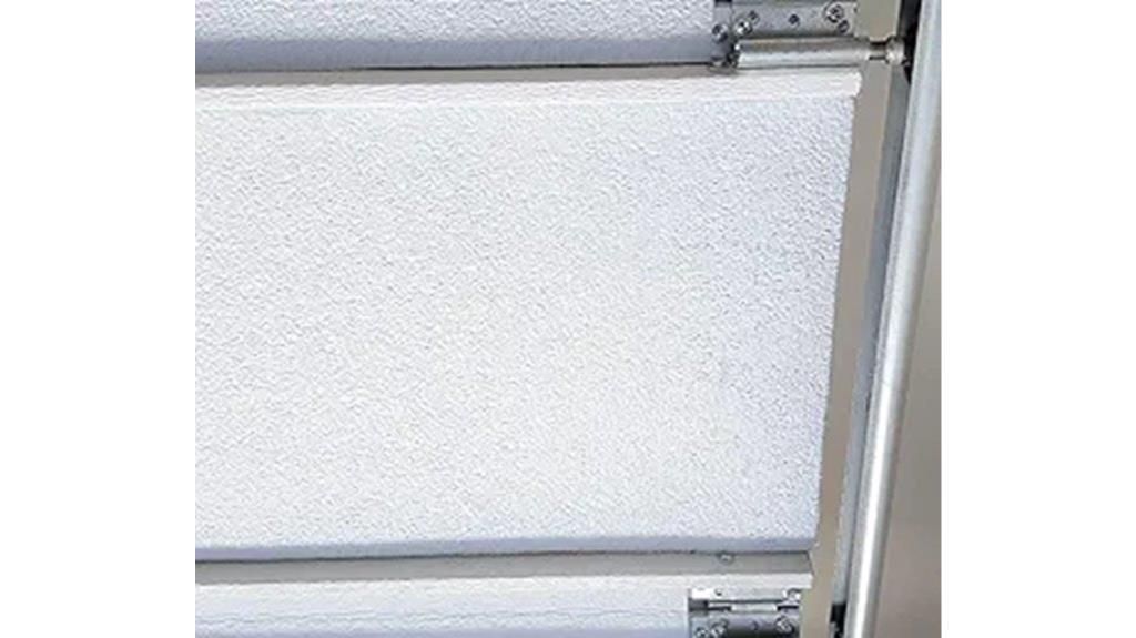 white 8 panel garage insulation