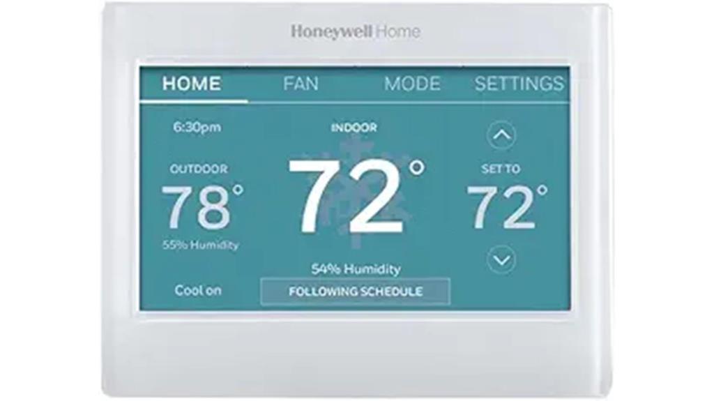 wi fi color thermostat control