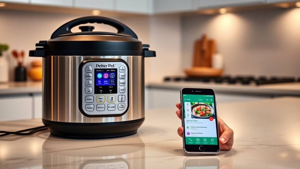 wi fi connectivity and recipe options