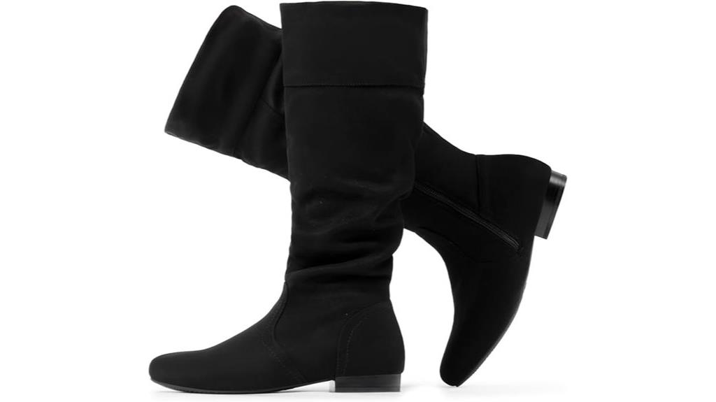 wide calf knee high boots