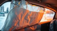 winter camping car insulation