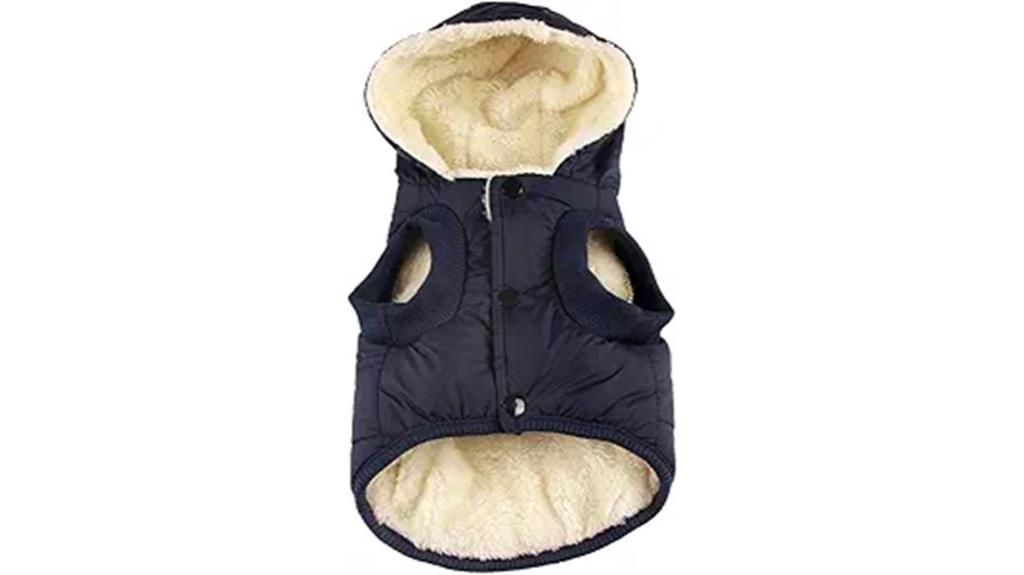 winter fleece dog hoodie