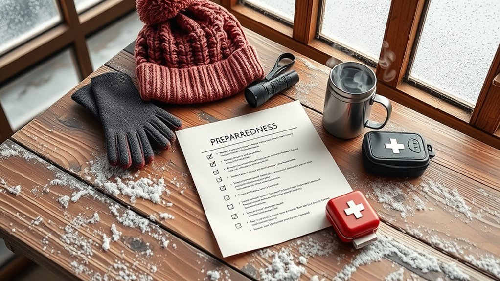 winter safety checklist printable