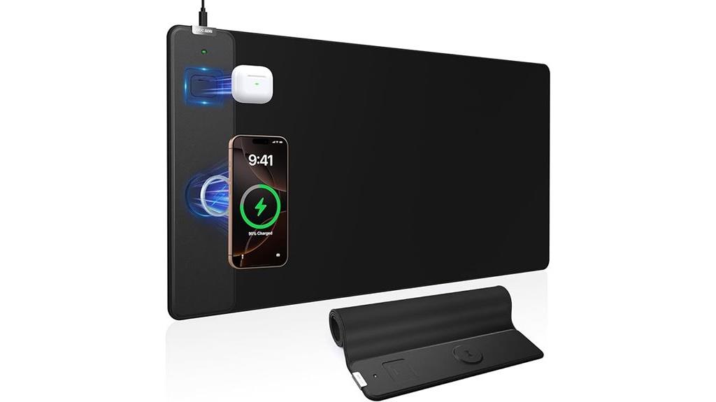 wireless charging gaming mouse mat
