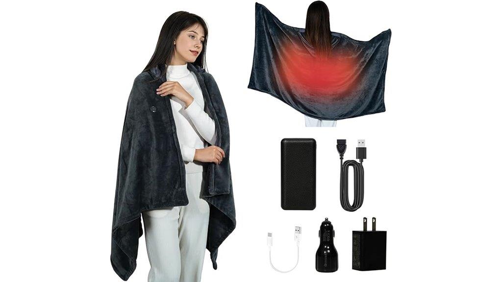 wireless portable heating blanket