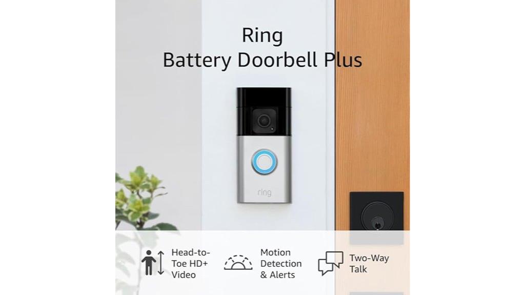 wireless video doorbell plus