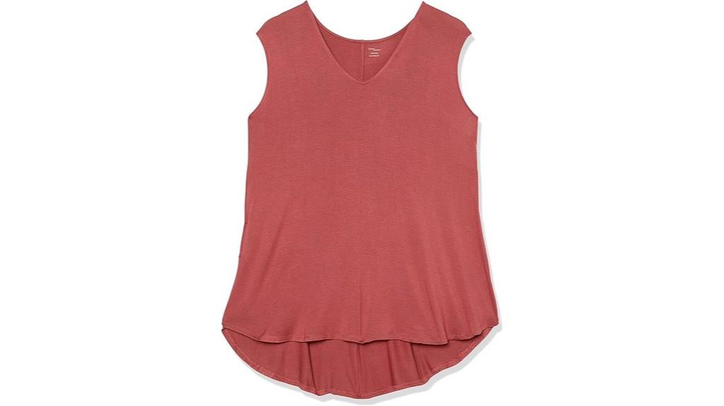 women s jersey v neck tank