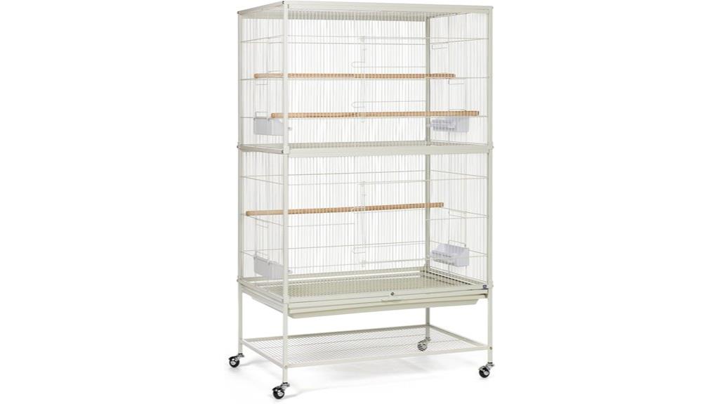 wrought iron flight cage