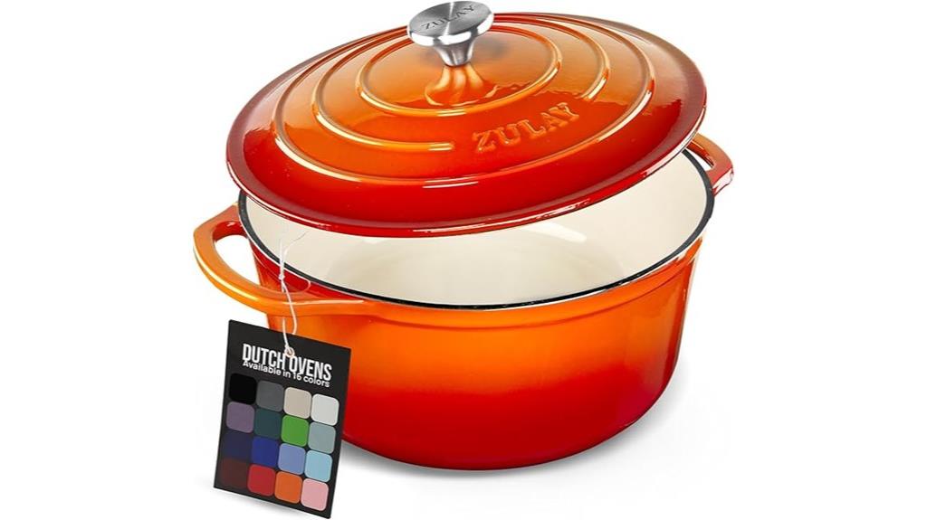 zulay 6 quart cast iron