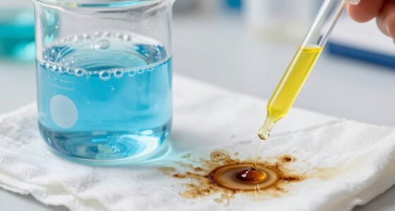 chemical reactions in cleaning