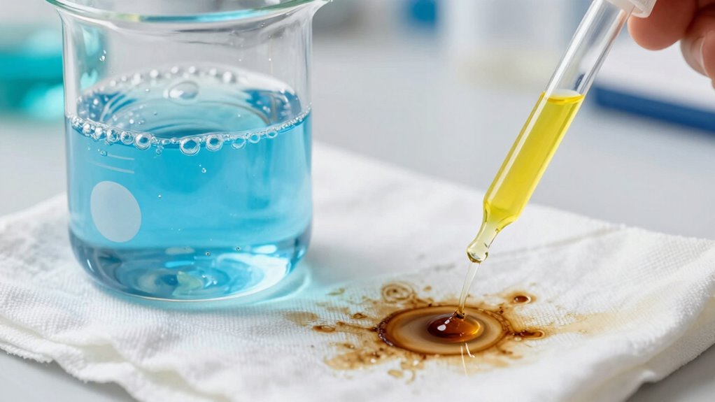 chemical reactions in cleaning