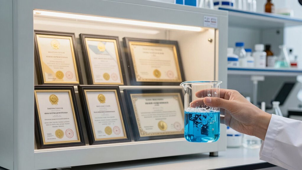 chemistry certifications for industry