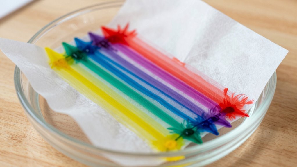 color separation with household materials