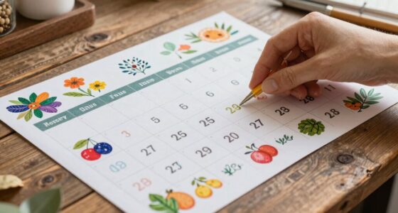 creating a fertility tracking schedule