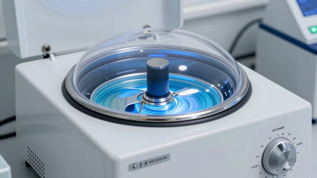 critical laboratory centrifuge use