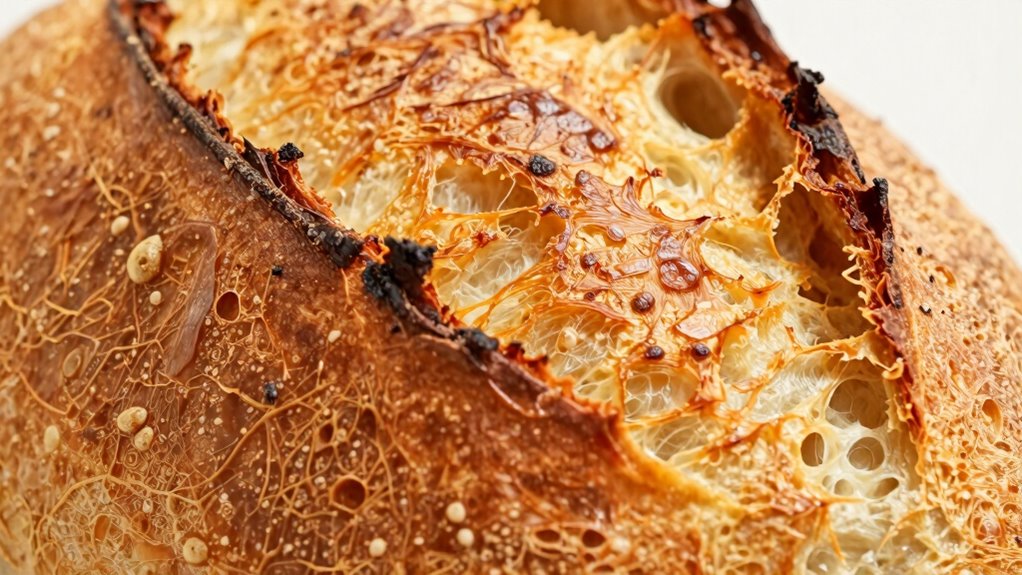 crust browning and development