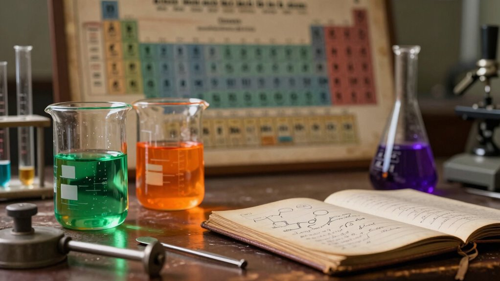 discovering elements through experiments