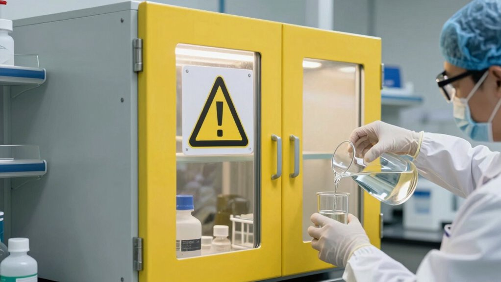 fire resistant solvent storage