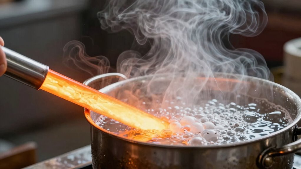 heat absorption and release