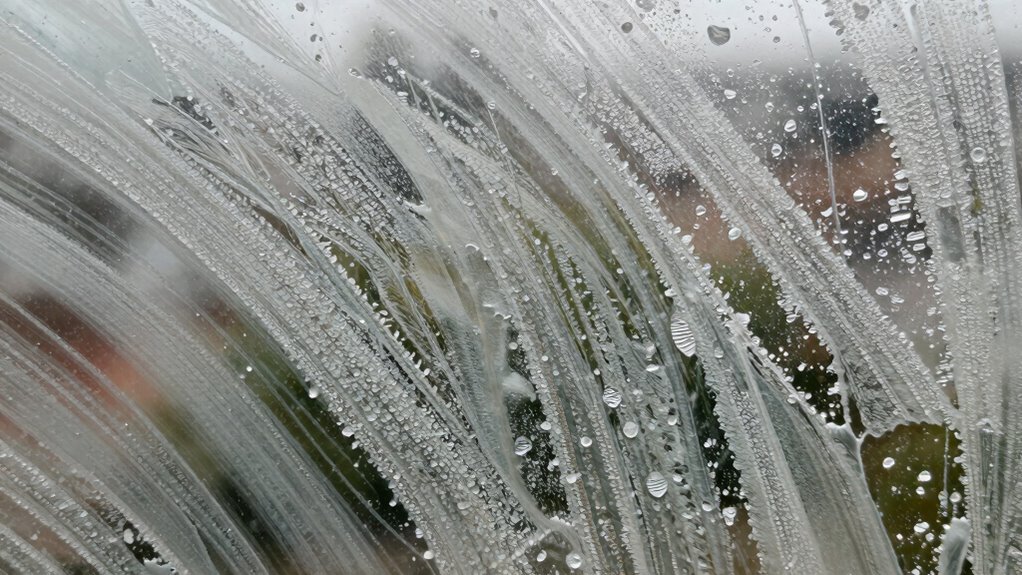 mineral buildup causes soap scum