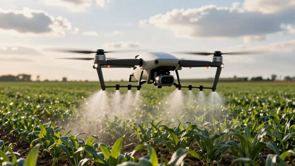 precision aerial crop spraying