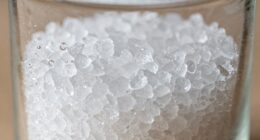 salts absorb moisture readily