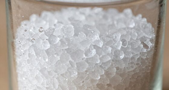 salts absorb moisture readily