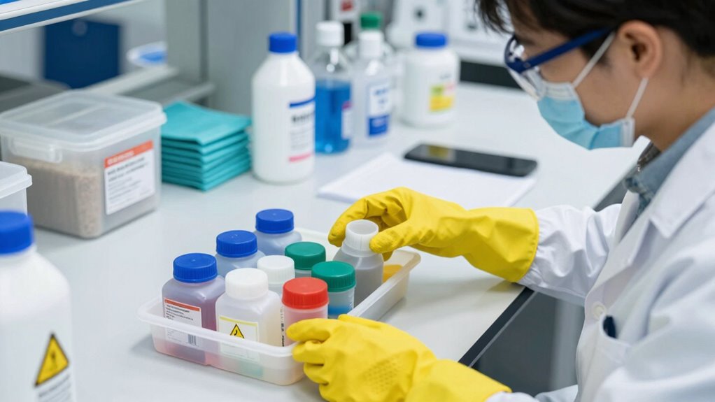 small lab spill procedures