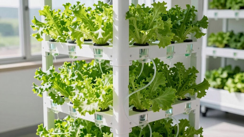vertical hydroponic nutrient system