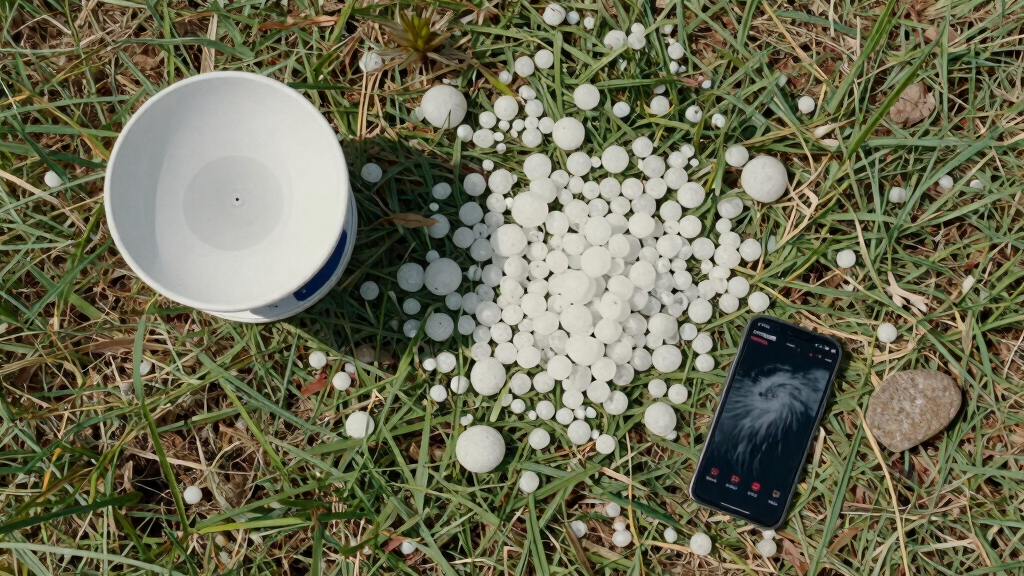 PHOTOS: Storms drop large hail in Kansas