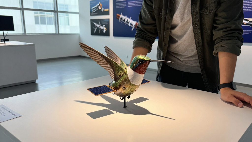 Nasa Hummingbird Shaped Satellite Image
