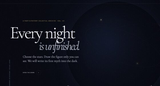 The Asterism Atlas — Draw a Myth Into the Sky (FABLE/175)