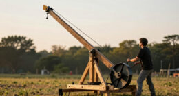 Tom Stanton's Supersonic Trebuchet Breaks Sound Barrier With Gravity Alone