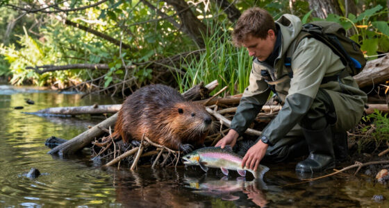 Artificial Beaver Dams Saw Juvenile Coho Salmon Survival Rates Go From 8% To 60%